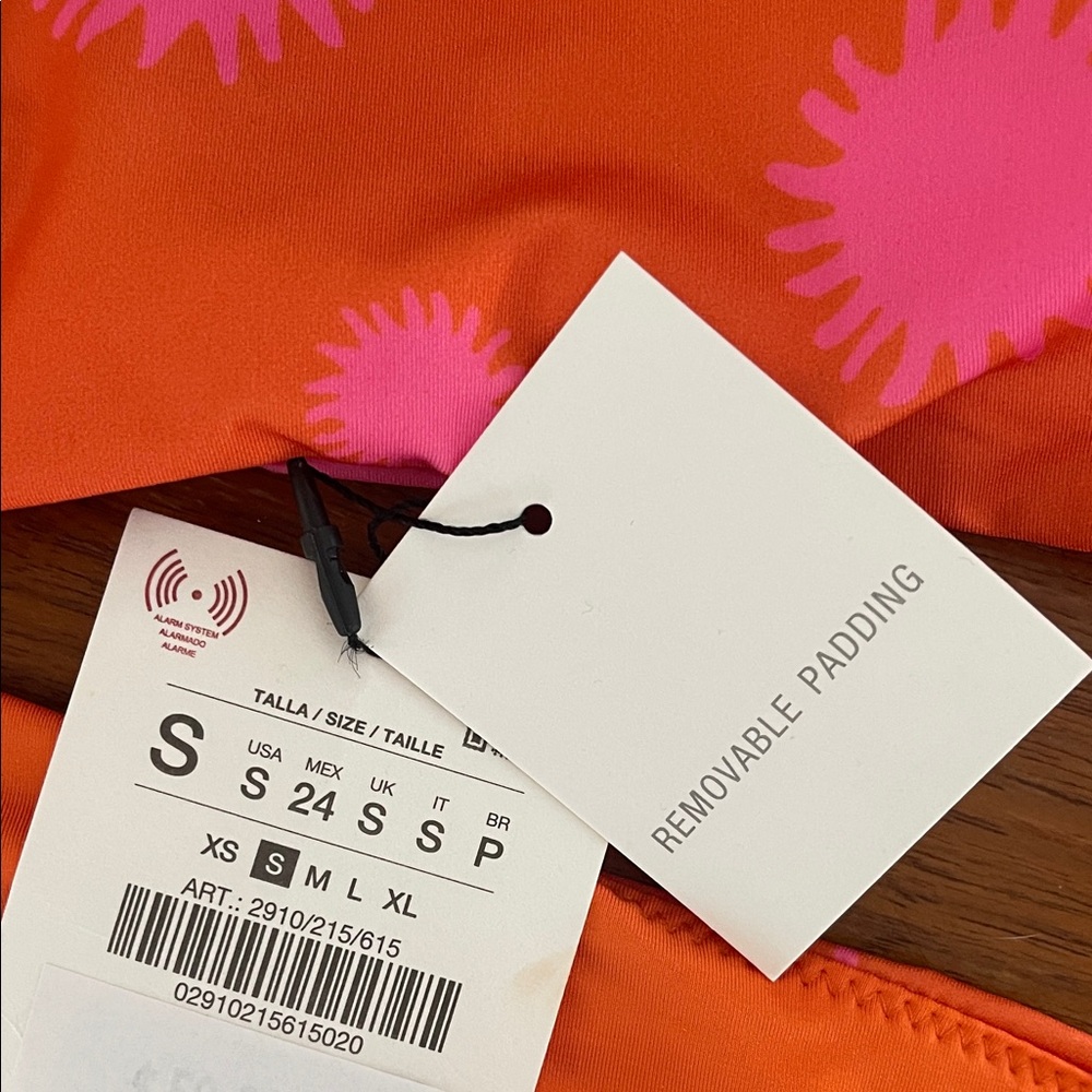 Orange and Pink Bikini Set - Picture 9 of 9